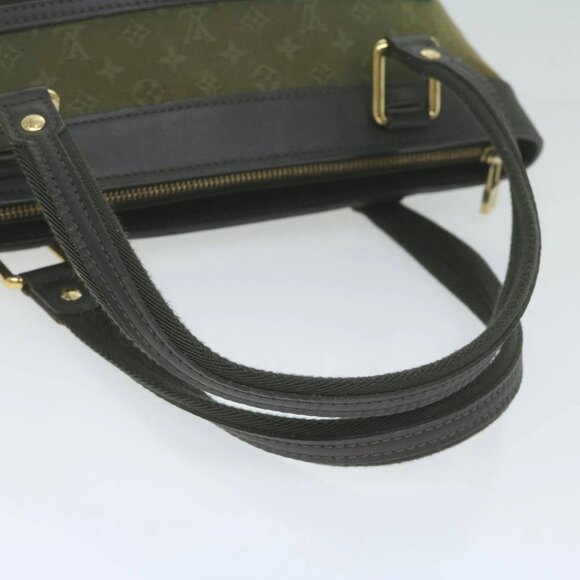 LOUIS VUITTON Monogram Mini Lucille PM Hand Bag TST Khaki LV Auth - Picture 8 of 16